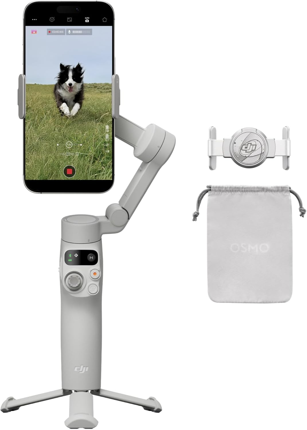 DJI Osmo Mobile 7 - Estabilizador de cardán para iPhone y Android