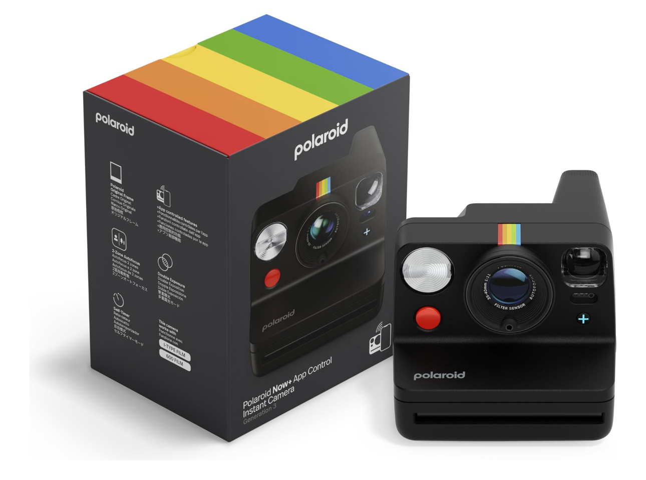Cámara Instantánea Polaroid Now Gen3 Azul Ártico con 8 Películas